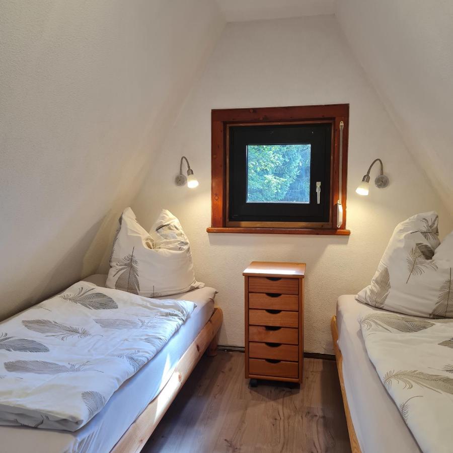 Wanderhuette Zum Bernhardsthal Villa Exteriör bild