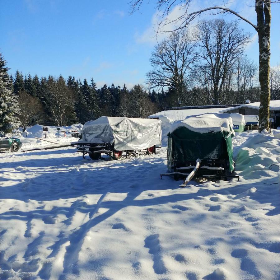 Wanderhuette Zum Bernhardsthal Villa Exteriör bild
